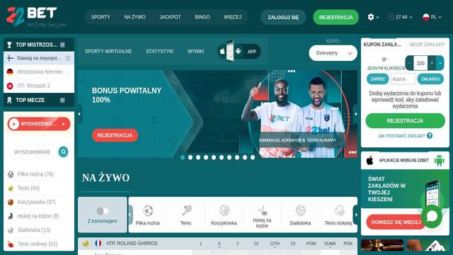 22Bet casino screenshot